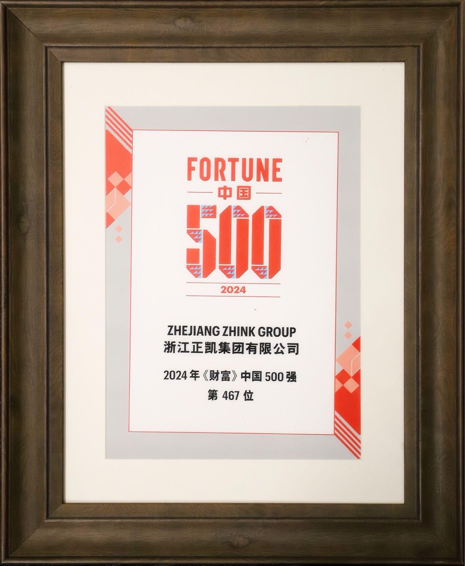 2024年財富中國500強